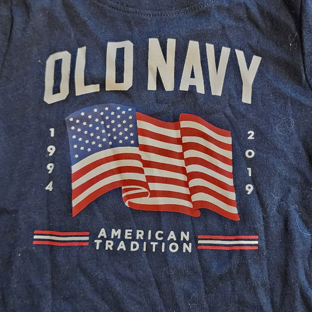 Old Navy American Tradition 25th Anniversary T-Shirt Size 18-24 Months - Picture 4 of 10